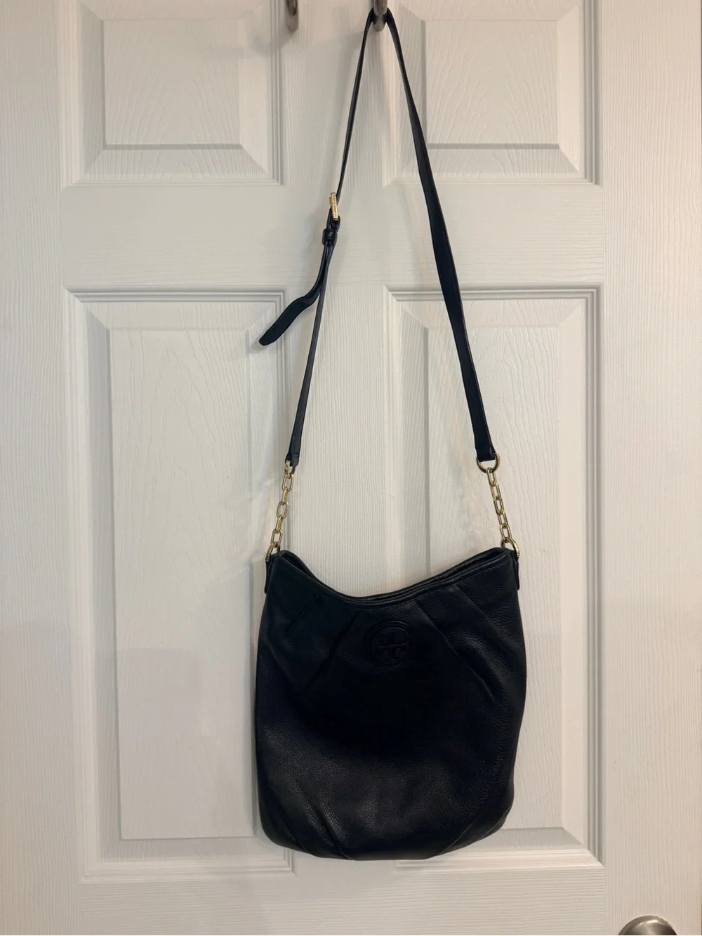 Tory Burch Black Leather Crossbody Bag
